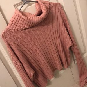 Forever 21 Cropped Turtleneck Sweater